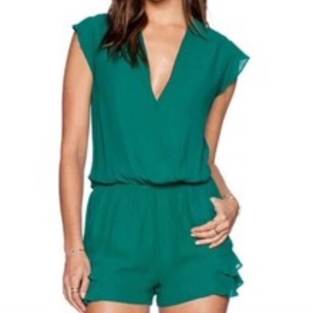 Twelfth Street by Cynthia Vincent Teal Jumpsuit